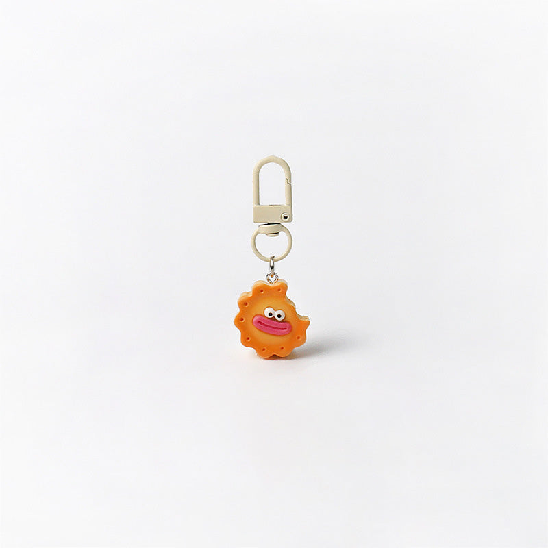 Funny Mini Cookie Sausage Mouth Pendant Keychain 6W10BBC680