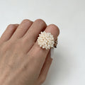 Seed Bead Ball Ring - DippedShop Wholesale - #5523