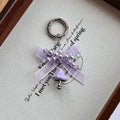 Handmade Bowknot Mushroom Kaychain Bag Charm 6W10BBC411