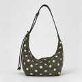 Vintage Polka Dot Faux Suede - DippedShop Wholesale - #6835