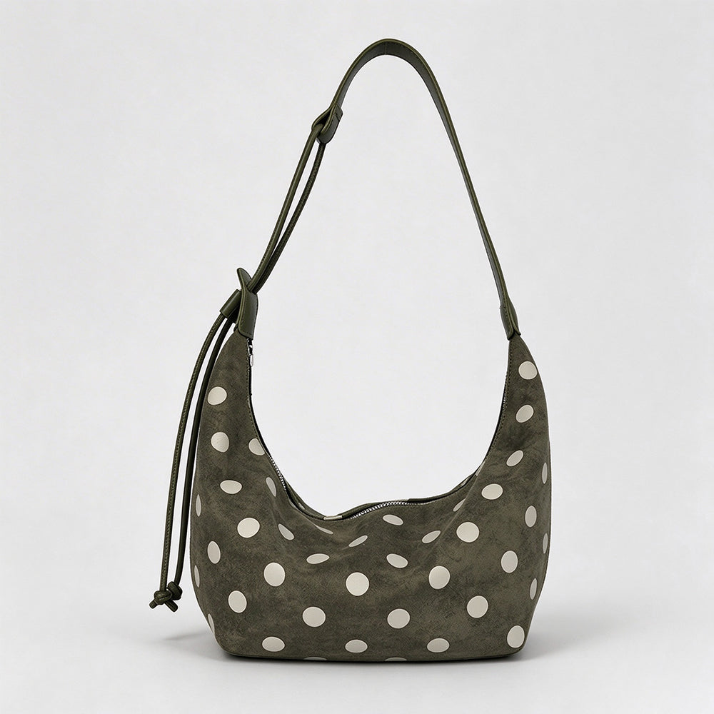 Vintage Polka Dot Faux Suede - DippedShop Wholesale - #6835