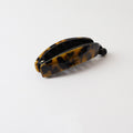 Vintage Leopard Pattern Acetate Banana Hair Clip 8AS6HCP391L