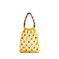 Dopamine Style Colorful Beaded Hand-Woven Handbag MK2BLK6S10BBG871