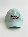 Trendy Color Block Letters Embroidered Peaked Cap MK2COW6W6HAT201