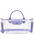 Jelly PVC Shoulder Crossbody Double Handles Bag FPC6BBG434