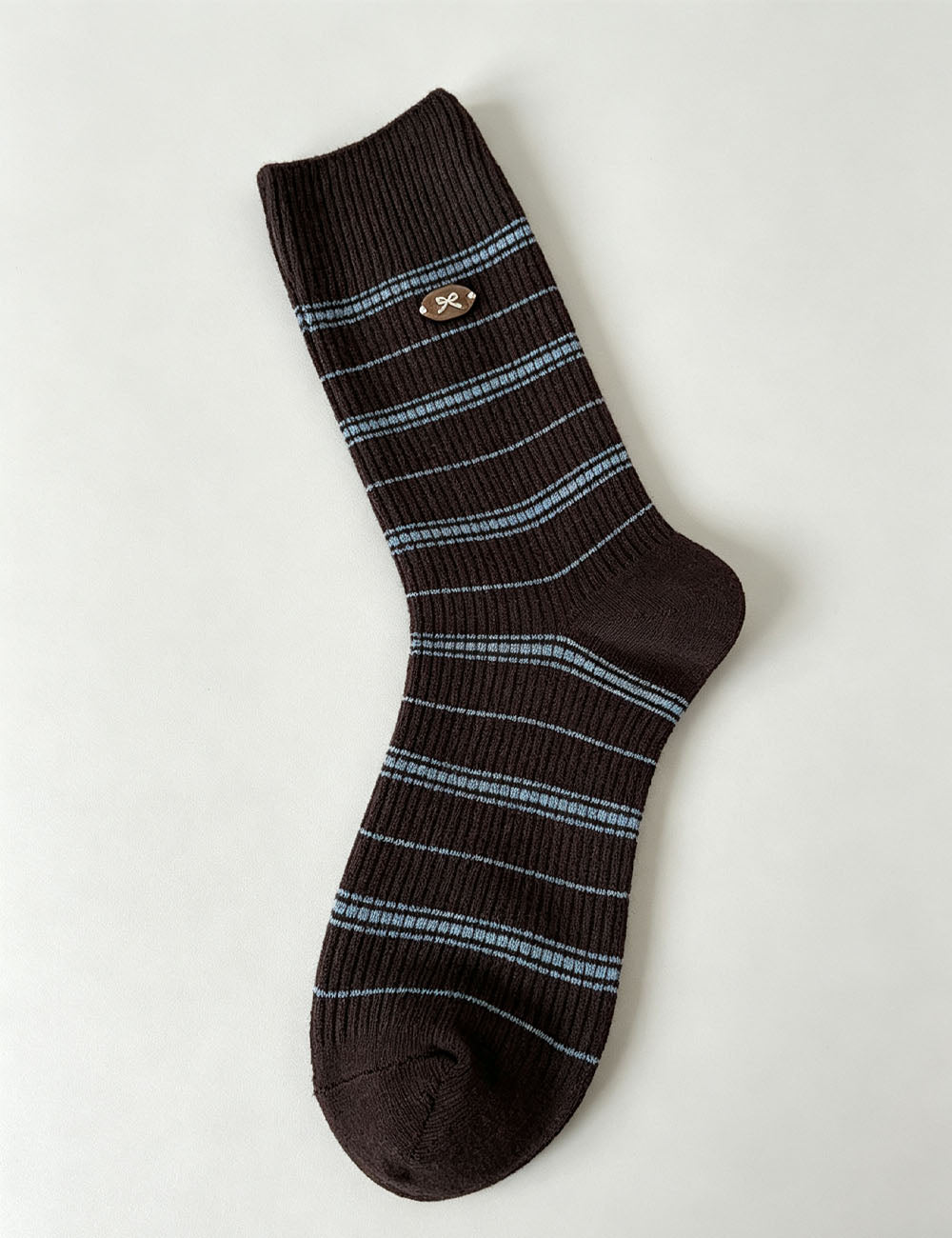 Winter Soft Color Block Slouch Crew Socks 6W8FSO543
