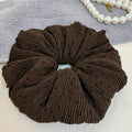 Chic Polka Dots Print Ruffled Hair Scrunchies 6W6HSR361