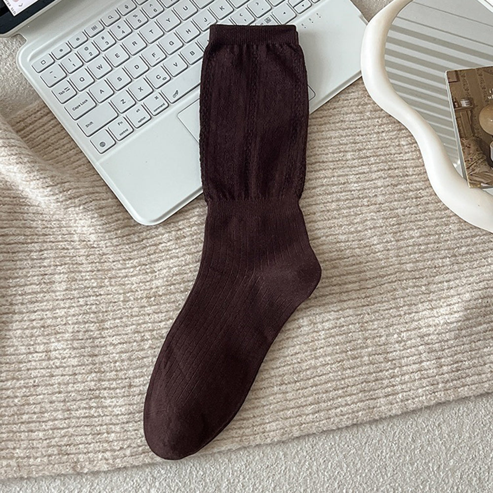 Solid Color Elastic Socks - DippedShop Wholesale - #6883