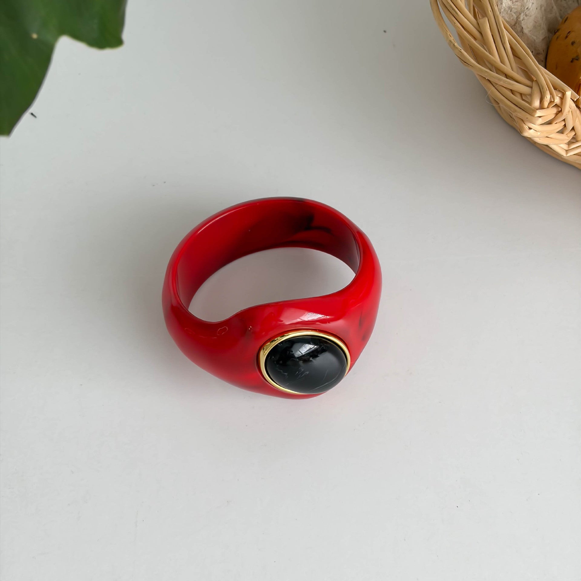 Natural Stones Irregular Weave Resin Bracelets 6W6JBR621