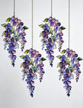 Wisteria Flower Stained Glass Window Hanging Suncatcher 6H7HLS194