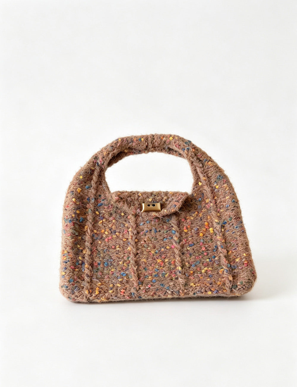 Wool Blend Shoulder Bag - DippedShop Wholesale - #7411