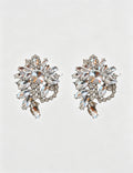 Full Rhinestone Heart Geometric Stud Earrings 6W6JER763