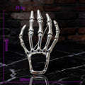 Vintage Halloween Skeleton Hand Bone Brooch Pin 6W6JPB66