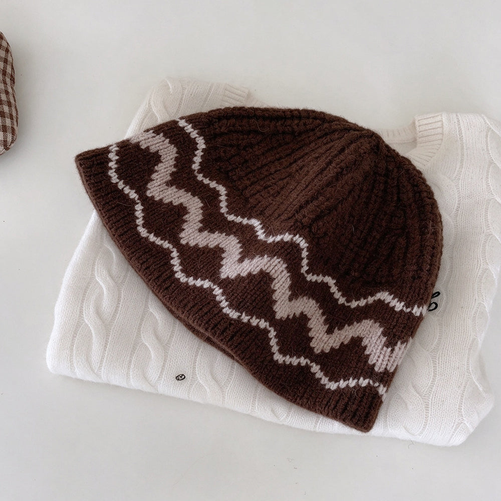 Fair Isle Knit Beanie - DippedShop Wholesale - #1235