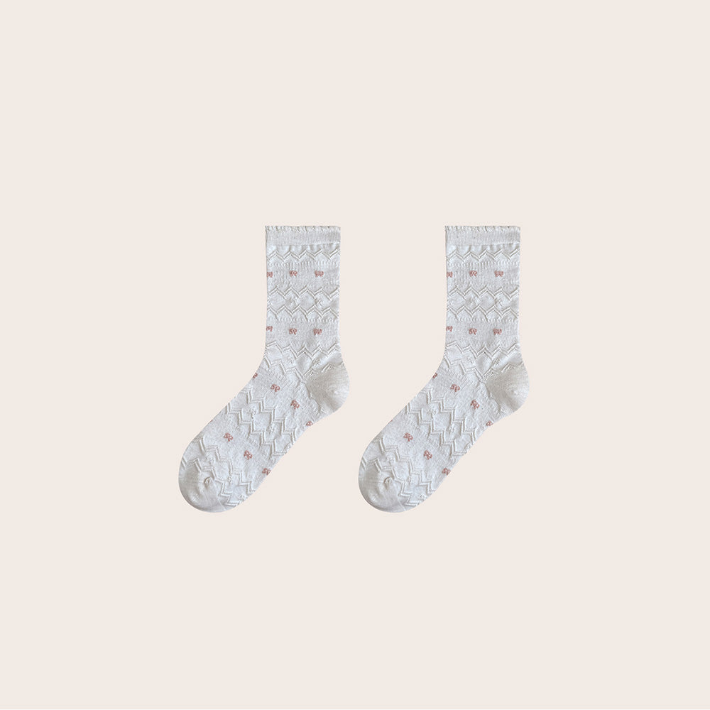 Bowknot Ruffled Slouch Socks - DippedShop Wholesale - #3811