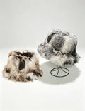 Winter Color Contrast Faux Fur Bucket Hat 6W6HAT811