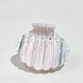 Iridescent Rhinestone Shell Acetate Hair Clip 6W6HCP1270