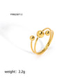Cubic Zirconia Adjustable Ring - DippedShop Wholesale - #6355