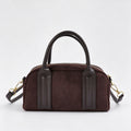 Trendy Faux Suede Boston Crossbody Bag 6W10BBG2477