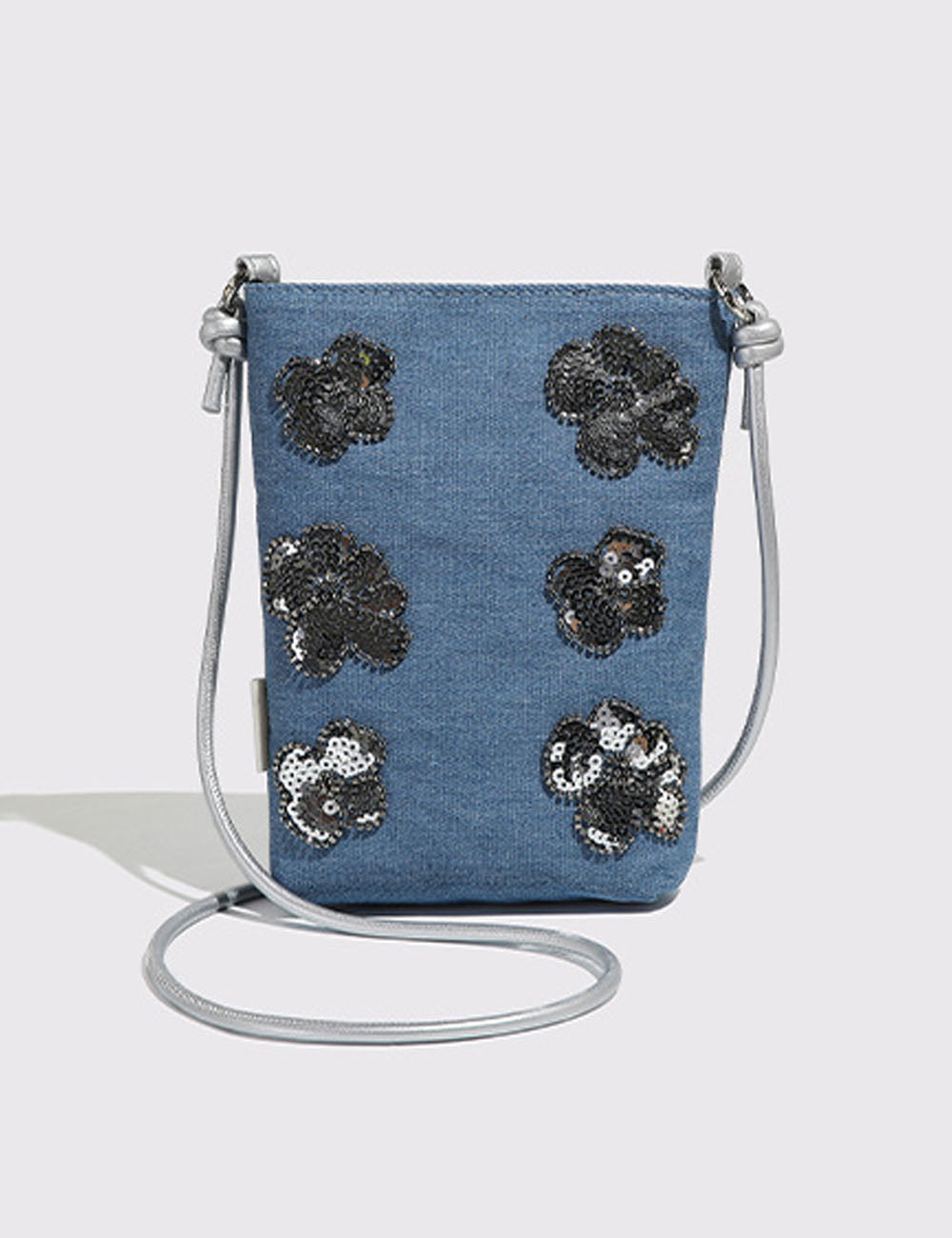 Vintage Sequin Embroidery Crossbody Bag 6W10BBG1334
