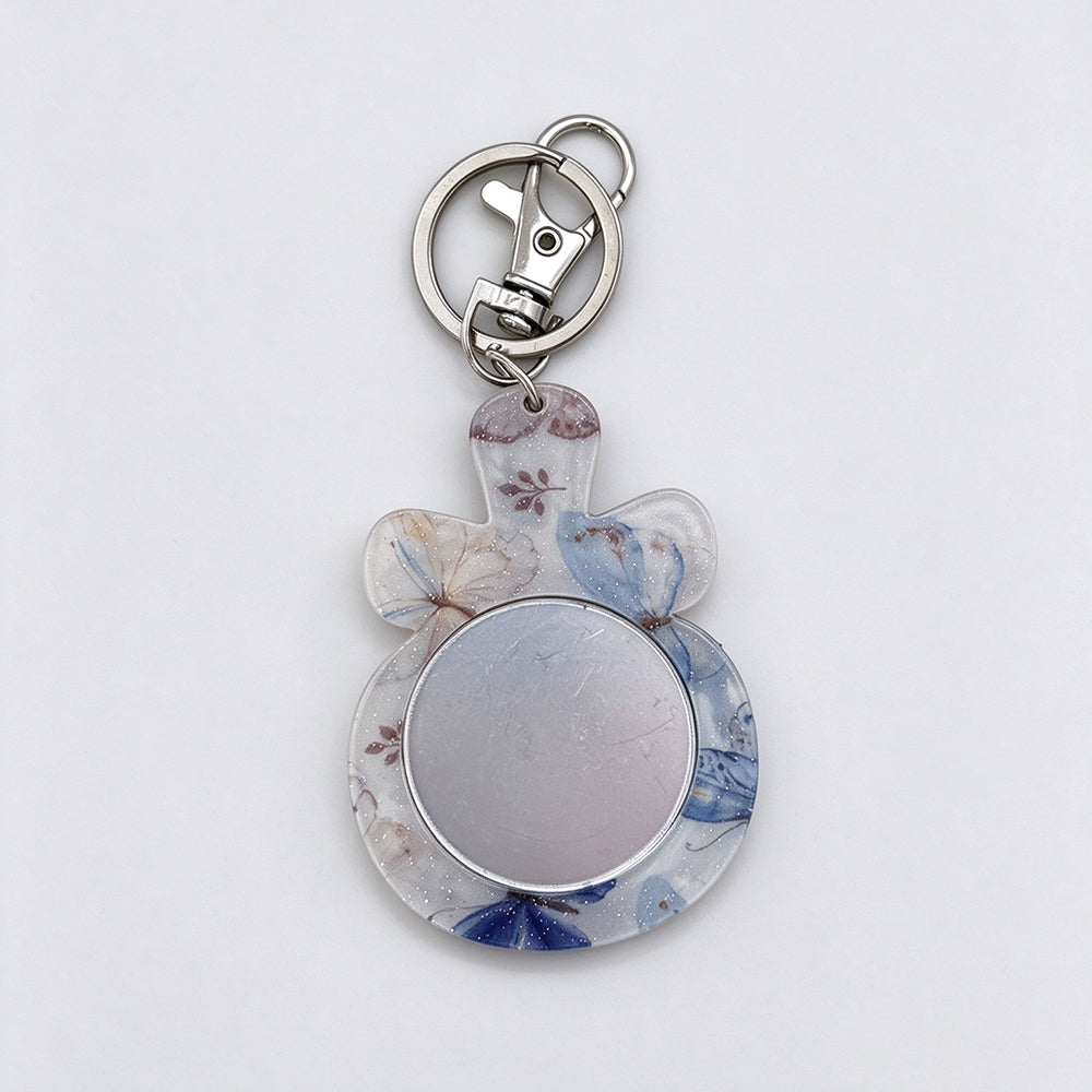 Tredny Flower Shape Portable Mirror Bag Charm 6W10BBC861