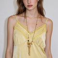 Heart Shell Tassel Necklace - DippedShop Wholesale - #9747