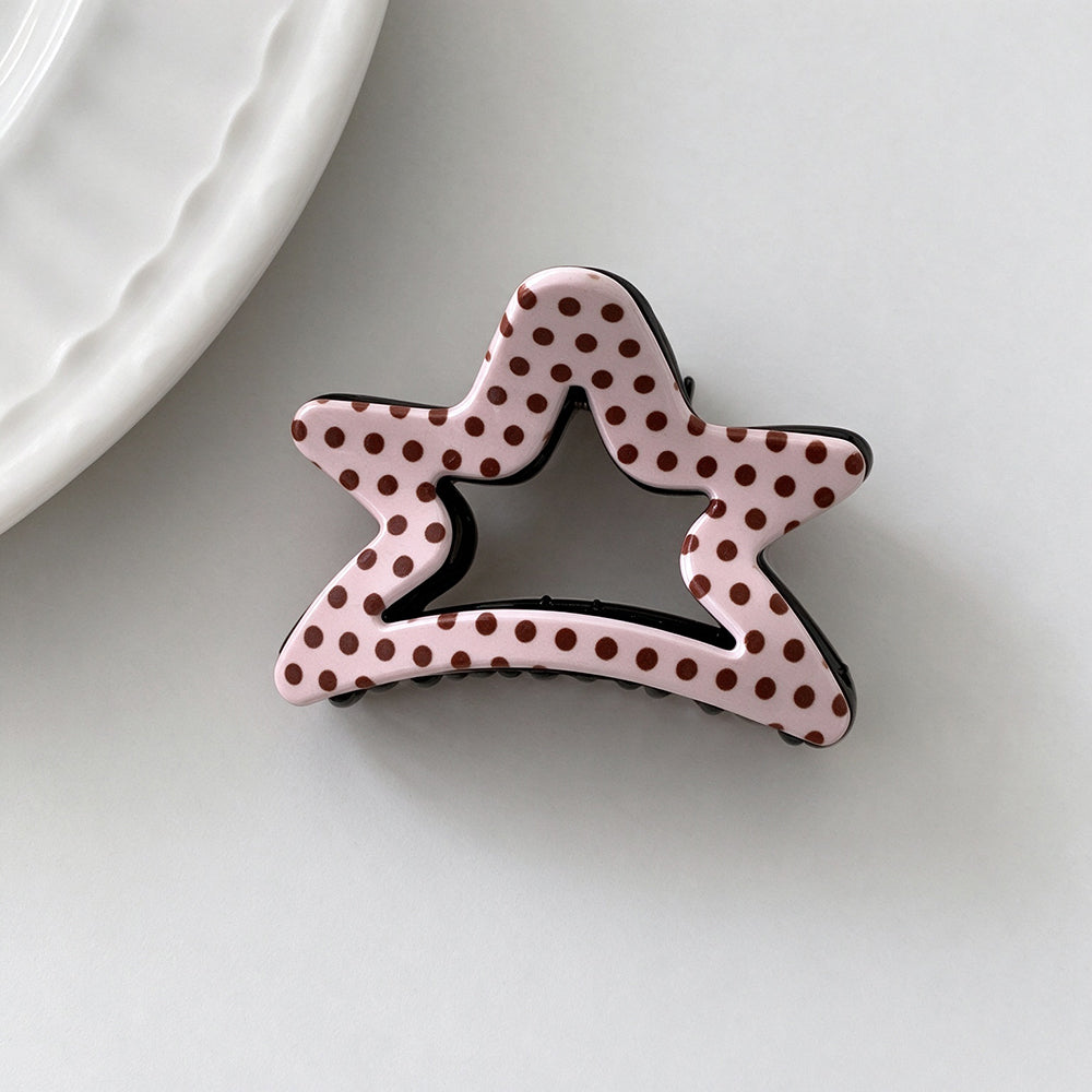 Hollow Star Hair Claw - DippedShop Wholesale - #2803