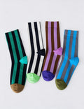 Striped Breathable Socks - DippedShop Wholesale - #7059