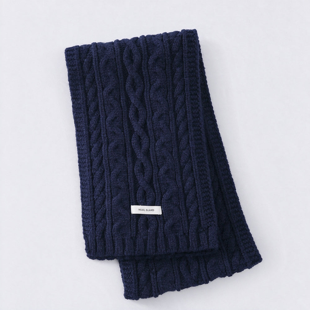 Warm Solid Color Cable Knit - DippedShop Wholesale - #3971