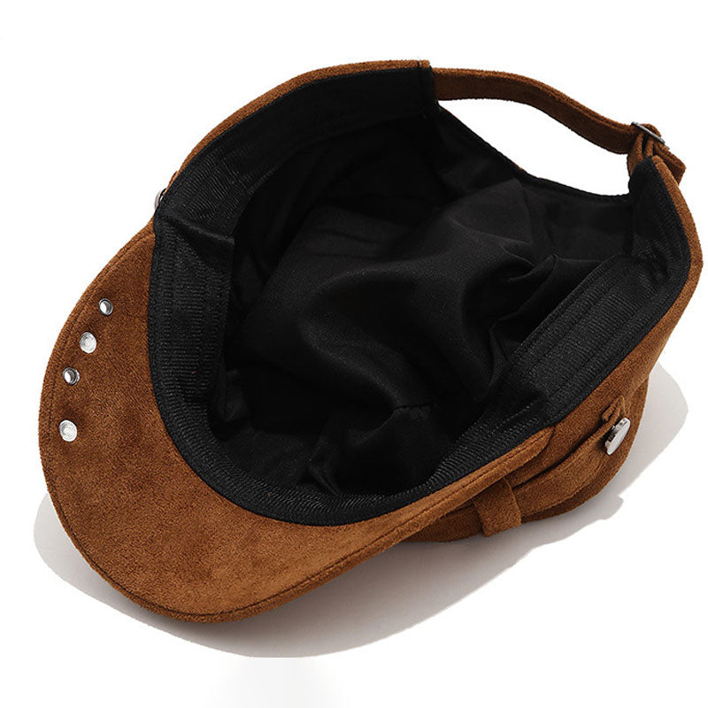 Retro Studded Newsboy Cap - DippedShop Wholesale - #9155