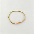 Handmade Natural Pearl Beaded Chain Bracelet 6W6JBR454