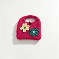 Cute 3D Floral Knitted Mini Tote Handbag 6W10BBG2107