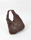 Simple Solid Color Hollow Hand Crochet Handbags 6W10BBG1589