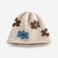 Sweet Floral Crochet Soft Bucket Hat 6W6HAT636