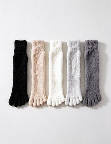 Plush Thermal Five Finger Socks - DippedShop Wholesale - #0531