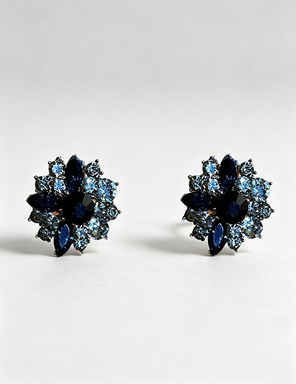 Luxury Rhinestone Crystal Flower Stud Earrings 6W6JER745