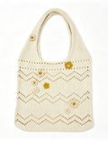 Floral Crochet Shoulder Bag - DippedShop Wholesale - #4483