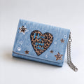 Leopard Print Heart Wallet - DippedShop Wholesale - #8467