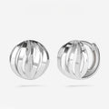 Hollow Ball Hoop Earrings - DippedShop Wholesale - #5027