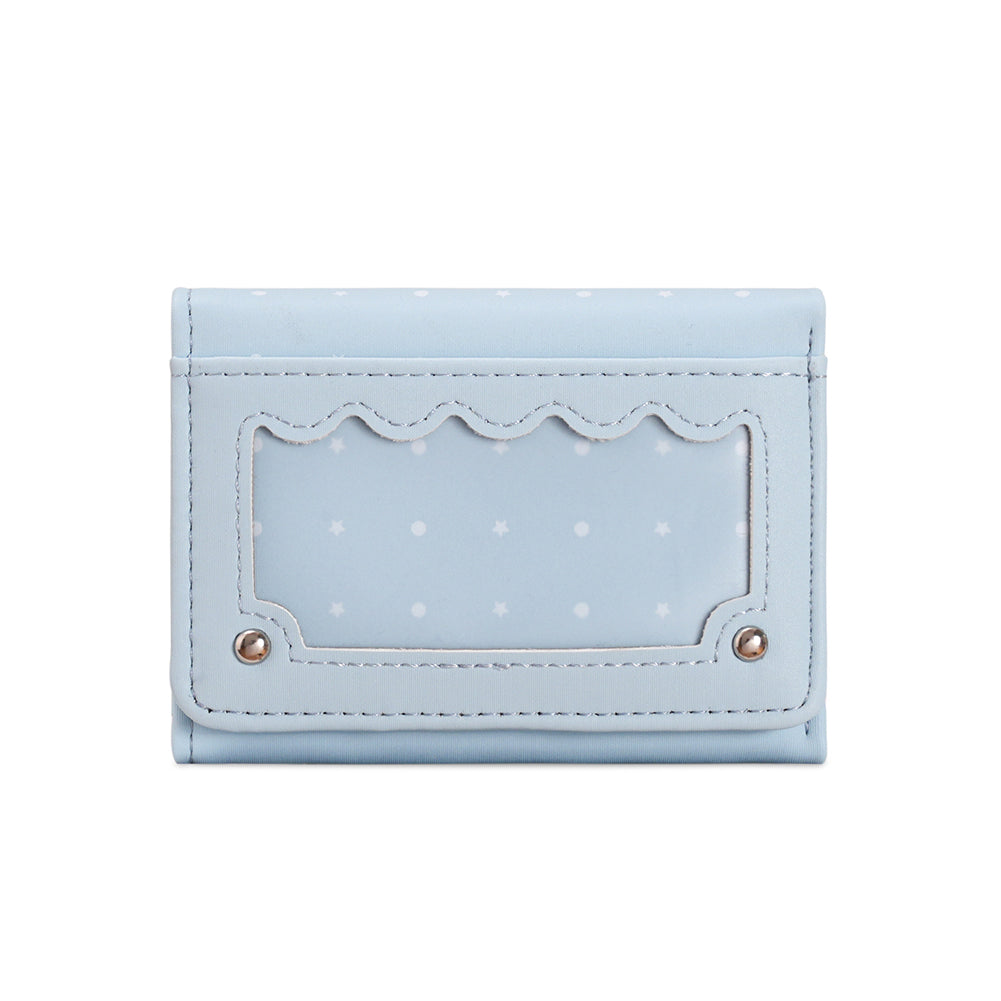 Scalloped Window Trifold Wallet - DippedShop Wholesale - #6083