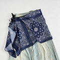 Boho Style Paisley Print Layering Skirt Hip Scarf 6W1SL47