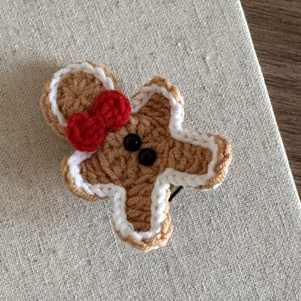 Crochet Christmas Tree Hair Clip - DippedShop Wholesale - #1459