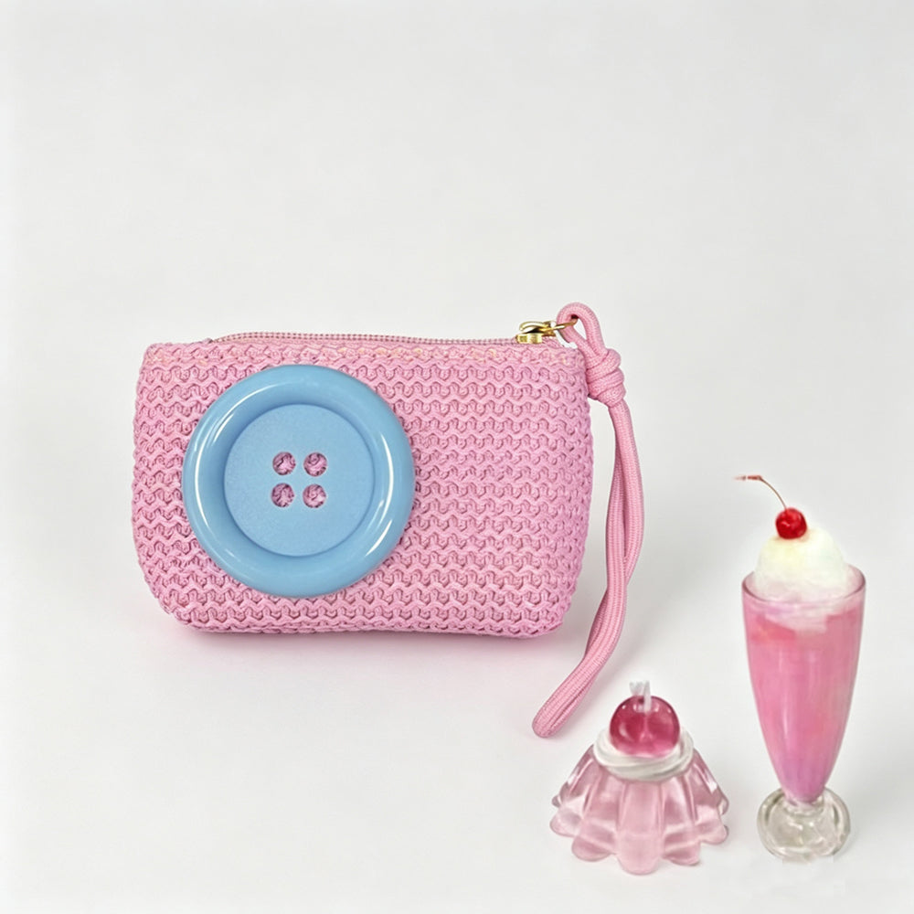 Crochet Wristlet Coin Pouch - DippedShop Wholesale - #3427
