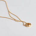Minimalist Irregular Hollow Circle Pendant Necklace 6W6JNC1009