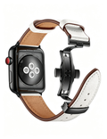 Simple Solid Color PU Leather Watch Band 6W6JWA118