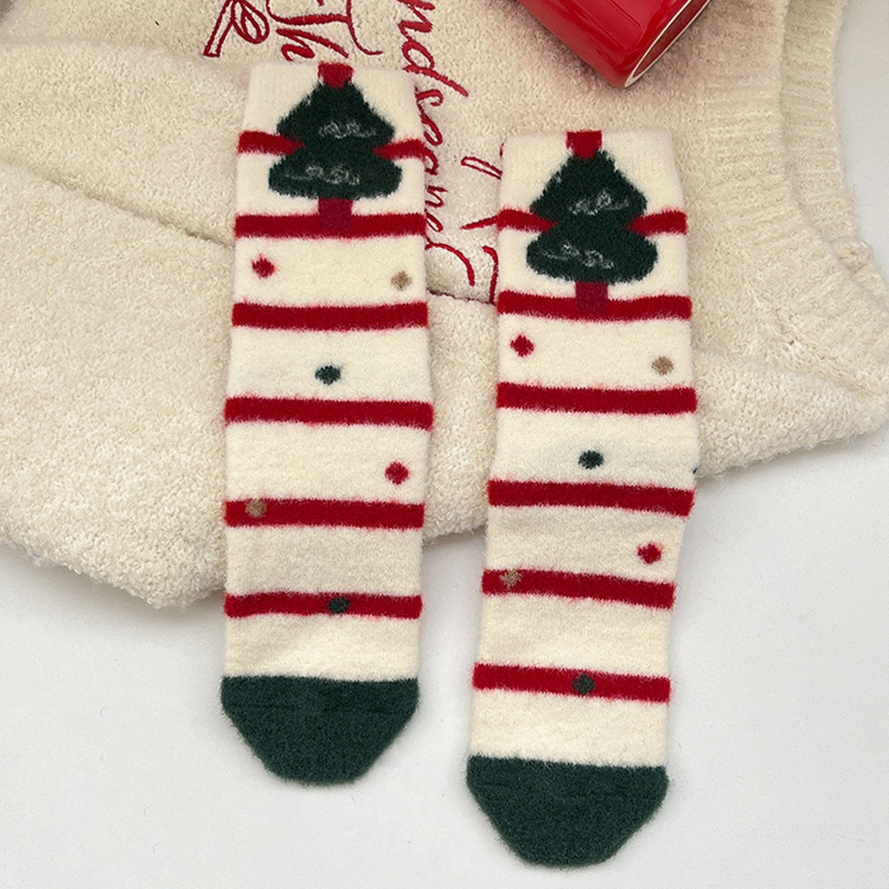 Soft Thickened Christmas Fuzzy Socks 6W8FSO906