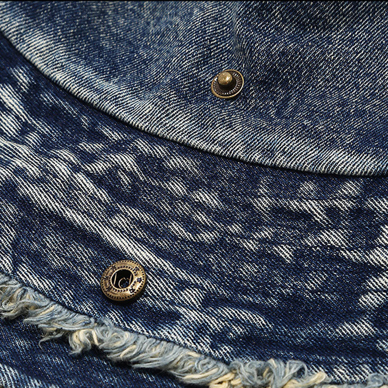 Denim Bucket Hat - DippedShop Wholesale - #3987