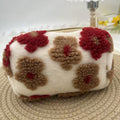 Cute Soft Plush Floral Square - DippedShop Wholesale - #1699