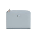 Minimalist Pastel Leather Short Bifold Wallet 6W10BWB360
