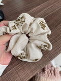 Linen Beaded Sequined Hair Scrunchies MK2BW6W6HSR38